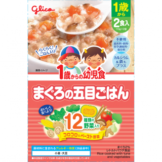 1歳からの幼児食＜まぐろの五目ごはん＞外装画像